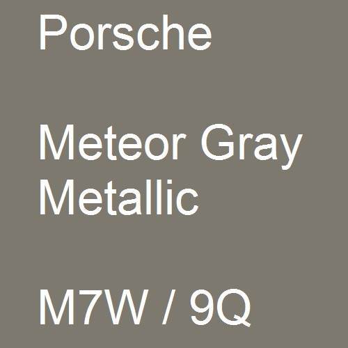 Porsche, Meteor Gray Metallic, M7W / 9Q.
